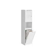 Badezimmerschrank mit Wäschekorb 40 x 40 x 170 cm