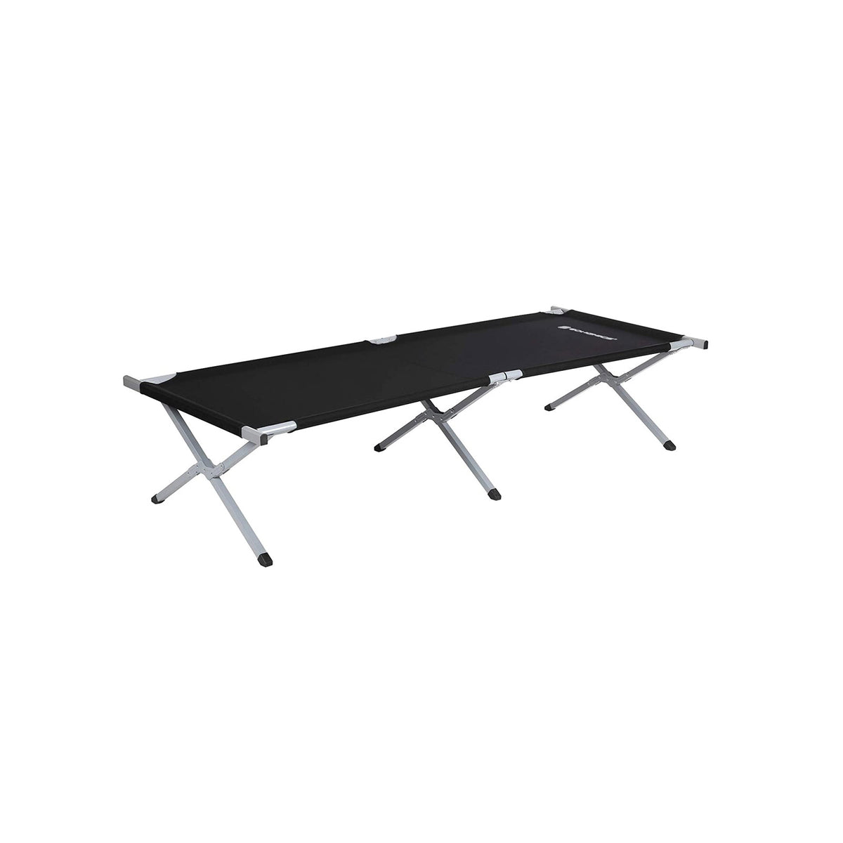 Feldbett 190 x 64 x 42 cm Schwarz