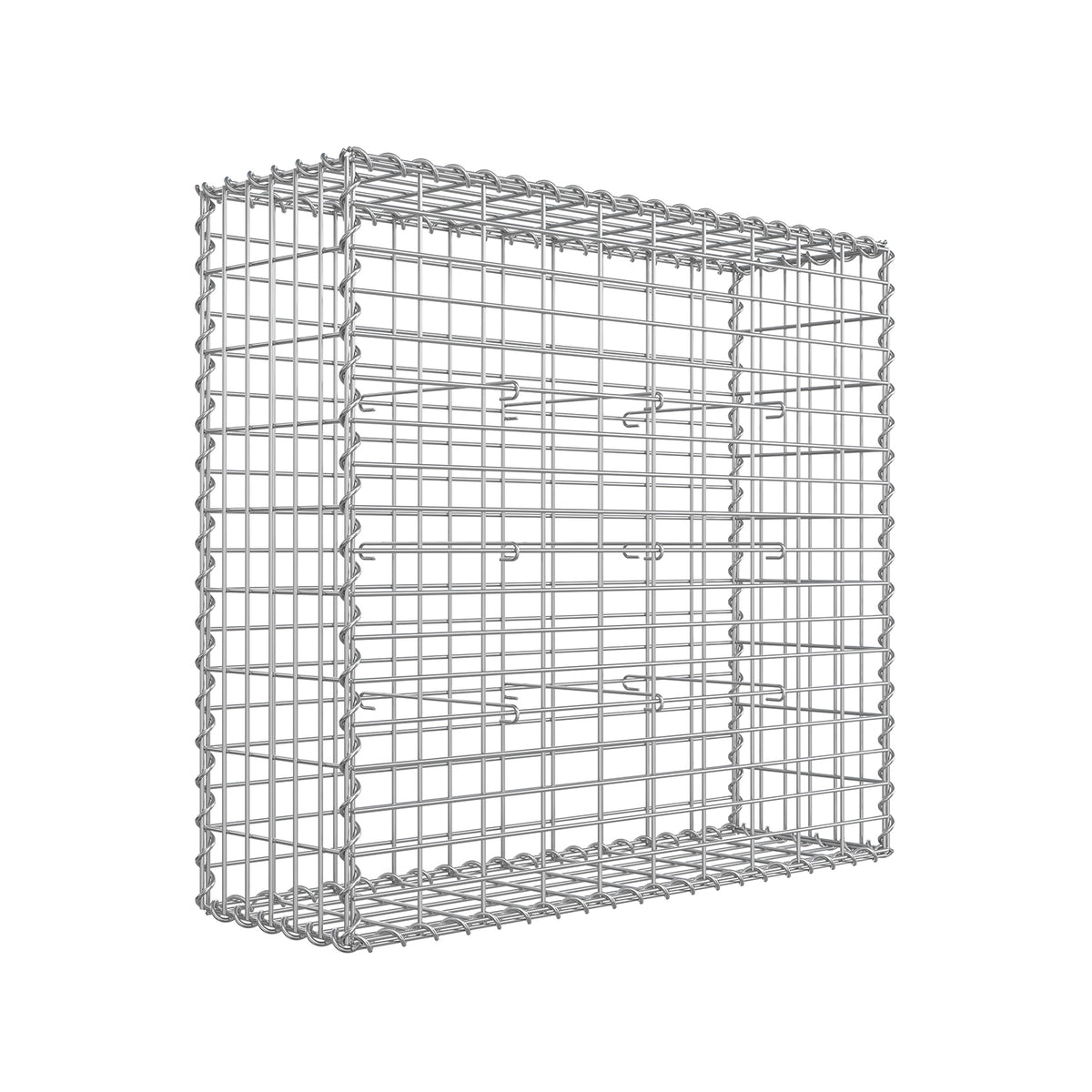 Gabione aus Metallgitter