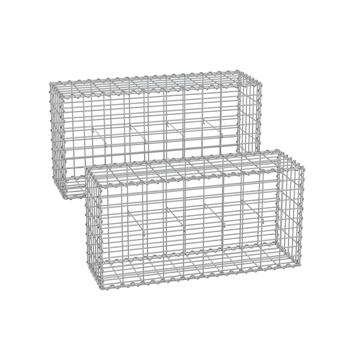 Gabionenkörbe mit 5 x 10 cm Maschenweite