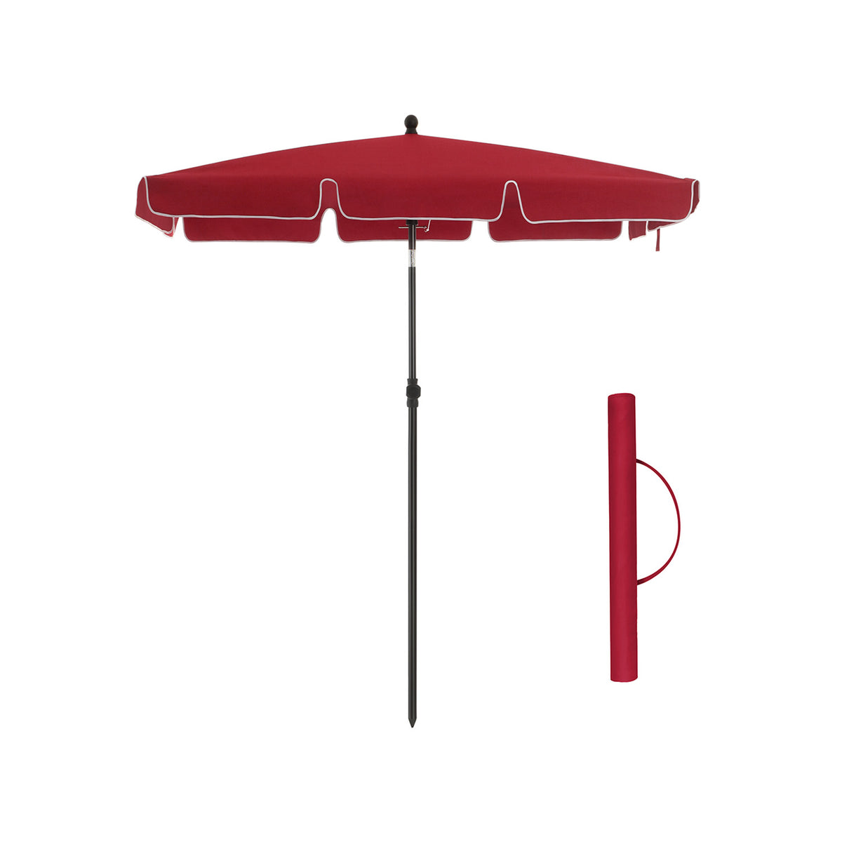 Sonnenschirm 200 x 125 cm knickbar