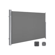 Seitenmarkise ausziehbar 160 x 400 cm für Balkon