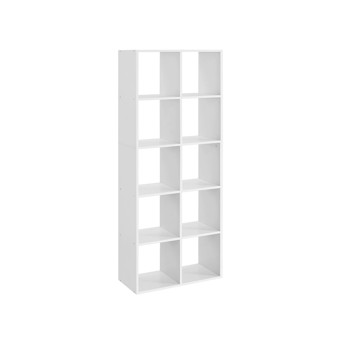 Bücherregal mit 10 Fächern
