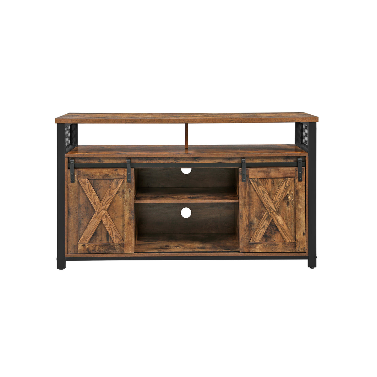 TV-Schrank vintagebraun-schwarz