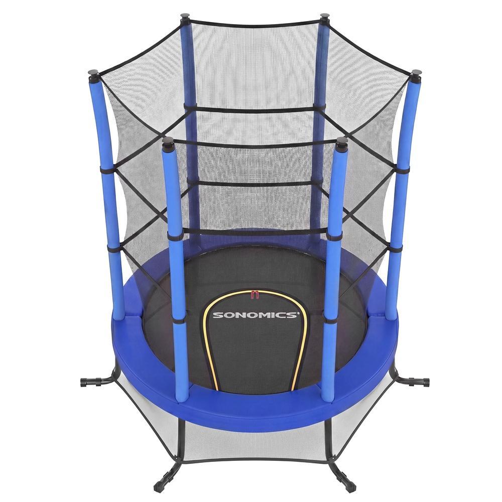 Trampolin Kinder, 174 cm Kindertrampolin mit Sicherheitsnetz